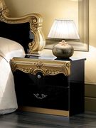 Classical style black/gold king size bedroom set by Camelgroup Italy additional picture 6