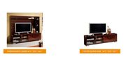 Walnut glossy modern TV Stand by Alf Italy additional picture 2