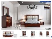 Walnut high-gloss lacquer Spain-made modern bedroom by Franco Spain additional picture 2