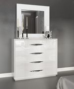 White high-gloss lacquer Spain-made modern bedroom additional photo 4 of 7