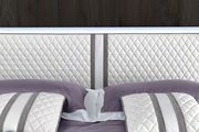 Modern white platform low-profile king size bed by Camelgroup Italy additional picture 7