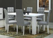 Ultra modern white high-gloss family dining table additional photo 5 of 4