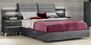Gray lacquer modern platform bed made in Italy additional photo 5 of 4