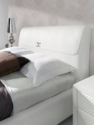 Modern white leatherette bed made in Spain by ESF additional picture 6