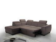 Gray fabric sectional w/ built-in sleeper by ESF additional picture 3