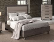 Ultra-modern platform bed in gray wooden finish by ESF additional picture 2