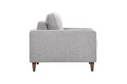 Light gray chenille fabric casual style sofa w/ sleeper by ESF additional picture 2