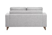Light gray chenille fabric casual style sofa w/ sleeper by ESF additional picture 3