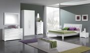Simple casual white Italy-made full bed by MCS Mobili additional picture 6