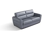 Modern sofa bed / sofa in blue leather additional photo 3 of 3