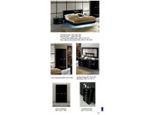 Quality modern black color lacquer platfform bed by ESF additional picture 2