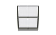 White high gloss modern 4dr wardrobe by Camelgroup Italy additional picture 2