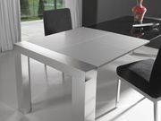 Modern aluminum legs dining table by ESF additional picture 2