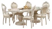 Neo-classical tradtional ivory finish family dining additional photo 2 of 3