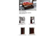 Designer European king bed w/ storage by MCS Mobili additional picture 2