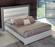 Made in Italy modern bed in white w/ platform additional photo 2 of 9