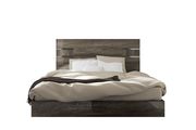Vintage oak high-gloss contemporary bed made in Italy additional photo 2 of 13
