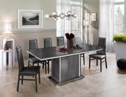 Italy gray finish family size dining w/ extension additional photo 2 of 7