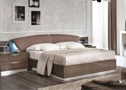 Modern birch finish bed w/ headboard lights by Camelgroup Italy additional picture 2
