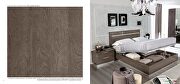 Modern silver birch finish bed w/ headboard lights by Camelgroup Italy additional picture 10