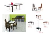 Italy-made table w/ frosted glass design by ESF additional picture 2
