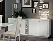 White high gloss lacquer modern dining table additional photo 3 of 4