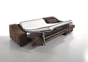 Reversible chocolate sectional couch w/ sleeper by ESF additional picture 4