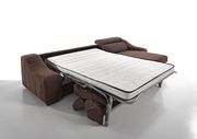 Reversible chocolate sectional couch w/ sleeper by ESF additional picture 5