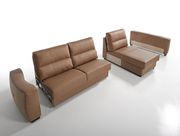 Interchangeble mocha sectional w/ sleeper by ESF additional picture 7