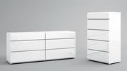 Spanish-made ultra-modern white high-gloss king size bed by Garcia Sabate Spain additional picture 2