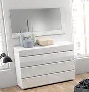 Spanish-made ultra-modern white high-gloss king size bed by Garcia Sabate Spain additional picture 6