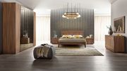 Two-toned modern wood finish queen bed by Camelgroup Italy additional picture 2