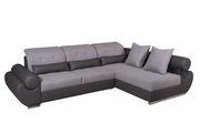 Modern two-toned gray sectional w/ sleeper by ESF additional picture 2