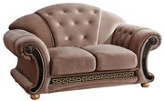 Beige fabric classical touch tufted sofa by ESF additional picture 3