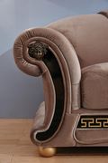 Beige fabric classical touch tufted sofa by ESF additional picture 5