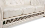 Pearl royal style tufted button design leather sofa by ESF additional picture 8