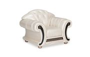 Pearl royal style tufted button design leather chair additional photo 2 of 1