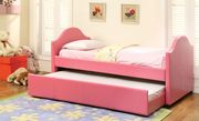 Pink leatherette daybed by Furniture of America additional picture 2