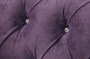 Royal style tufted sofa in purple fabric by Furniture of America additional picture 8