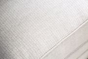 Linen-like beige fabric US-made nailhead trim sofa additional photo 5 of 7