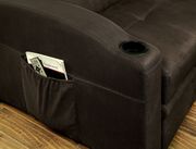 Sofa bed in dark brown  w/ pull-out bed by Furniture of America additional picture 6