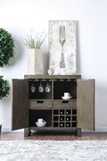 Gray transitional design server / buffet by Furniture of America additional picture 5