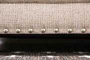 US-made chenille fabric transitional style sofa additional photo 3 of 3