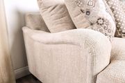 US-made chenille fabric transitional style sofa additional photo 4 of 3