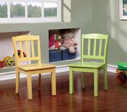 Kids white table + 4 chairs set by Furniture of America additional picture 4