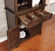 Brown cherry wine rack/display/curio by Furniture of America additional picture 3