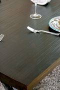 Black finish transitional style dining table additional photo 4 of 3