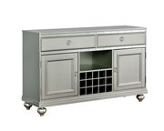 Silver gray glam style kitchen buffet / server by Furniture of America additional picture 2