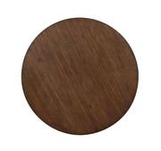 Round solid wood / veneer walnut table by Furniture of America additional picture 5