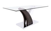 Rectangular glass top contemporary table by Furniture of America additional picture 2